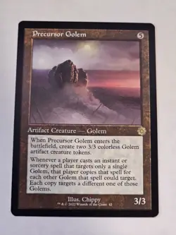 MTG - Precursor Golem RETRO FRAME - Brother's War Artifacts - Image 1