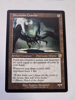 MTG - Psychosis Crawler RETRO FRAME - Brother's War Artifacts - Image 1
