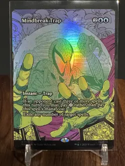 MTG Mindbreak Trap (Borderless) FOIL Marvel Universe Eternal MAR NM - Image 1