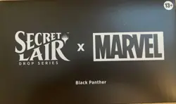 MTG Secret Lair Marvel BLACK PANTHER NON- FOIL SEALED - Image 1