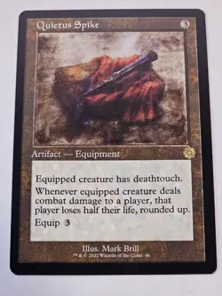 MTG - Quietus Spike RETRO FRAME - Brother's War Artifacts - Image 1