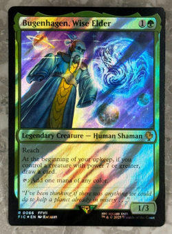 Bugenhagen, Wise Elder Surge Foil 66 R MTG Final Fantasy FIC NM X1 - Image 1