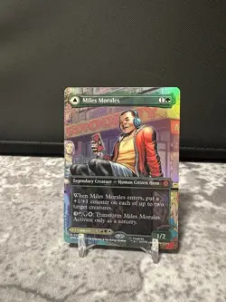 Miles Morales (0200) (Borderless) Marvel's Spider-Man Foil MTG - Image 2