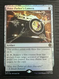 Peter Parker's Camera - Foil SPM NM MTG - Image 1
