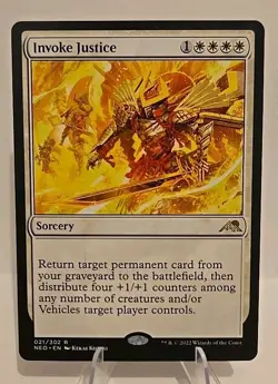 Invoke Justice MTG Kamigawa: Neon Dynasty Regular - Image 1