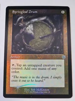 MTG - Springleaf Drum FOIL RETRO FRAME - Brother's War Artifacts - Image 1