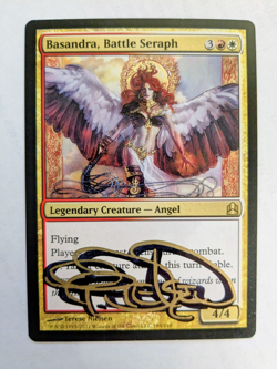 MTG SHADOW SIGNED Basandra, Battle Seraph - Image 1