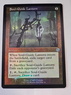 MTG - Soul-Guide Lantern FOIL RETRO FRAME - Brother's War Artifacts - Image 1