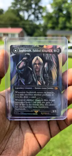 Sephiroth, Fabled Soldier (Borderless) Foil-MTG Final Fantasy - Image 1