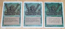 MTG Rare Green 3x Enchantment Living Lands - Image 1