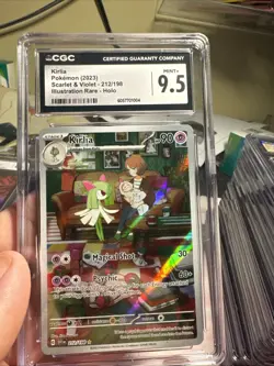 Kirlia #212/198 English Illustration Rare CGC 9.5 2023 Pokemon Scarlet & Violet - Image 1