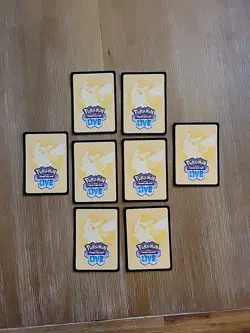 Pokrmon Lot of 8 NEW Pokemon TCG Online Live Mega Evolution Code Cards - Image 1