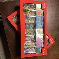 Pokemon TCG: Scarlet & Violet Prismatic Evolutions 8 Pack Mini Tin Set SEALED - Image 1