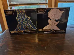 Pokemon Center Mega Evolution Gardevoir & Lucario ETB Elite Trainer Box Set Of 2 - Image 1