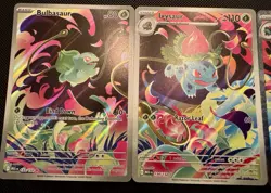 Pokemon TCG Mega Evolution Bulbasaur, Ivysaur, And Mega Venusaur Evolution Trio - Image 3