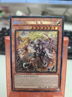 Yugioh! Dogmatika Fleurdelis, the Thunderbolt DOOD-EN026 Secret Rare - Image 1