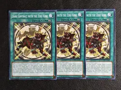 3x YuGiOh! - Dark Contract with the Zero King DOOD-EN054 Common 1st Edition NM - Image 1