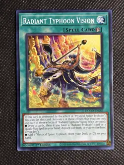 3x YuGiOh! - Radiant Typhoon Vision DOOD-EN063 Common 1st Edition Near Mint - Image 2
