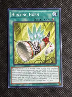 3x YuGiOh! - Hunting Horn DOOD-EN086 Common 1st Edition Near Mint - Image 2