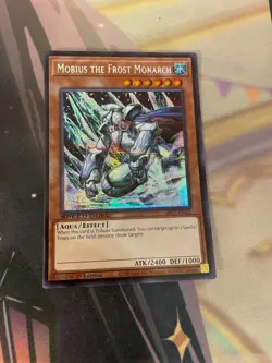 YUGIOH - MOBIUS THE FROST MONARCH - SBC2 - SECRET RARE - NM - 1ST ED - Image 1