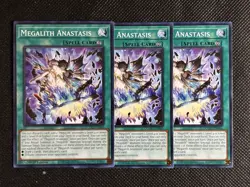 3x YuGiOh! - Megalith Anastasis DOOD-EN066 Common 1st Edition Near Mint - Image 1