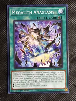 3x YuGiOh! - Megalith Anastasis DOOD-EN066 Common 1st Edition Near Mint - Image 2