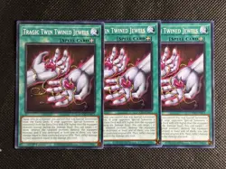 3x YuGiOh! - Tragic Twin Twined Jewels DOOD-EN071 Common 1st Edition Near Mint - Image 1
