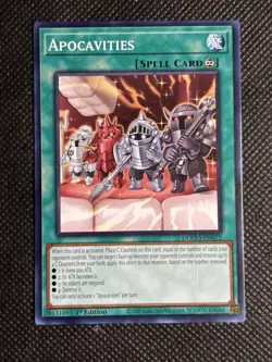 3x YuGiOh! - Apocavities DOOD-EN072 Common 1st Edition Near Mint - Image 2
