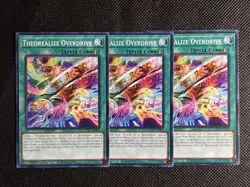 3x YuGiOh! - Theorealize Overdrive DOOD-EN059 Common 1st Edition Near Mint - Image 1
