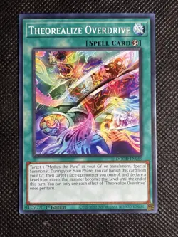 3x YuGiOh! - Theorealize Overdrive DOOD-EN059 Common 1st Edition Near Mint - Image 2