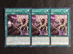 3x YuGiOh! - Gouki Gameface DOOD-EN056 Common 1st Edition Near Mint - Image 1