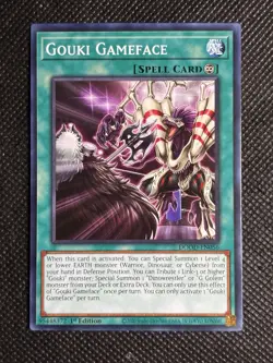 3x YuGiOh! - Gouki Gameface DOOD-EN056 Common 1st Edition Near Mint - Image 2