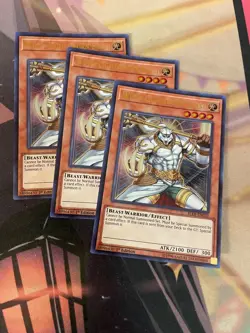 YUGIOH - WULF LIGHTSWORN BEAST X3 - ULTRA RARE - 1ST ED - NM - BLLR - Image 1