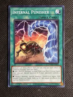 3x YuGiOh! - Infernal Punisher DOOD-EN069 Common 1st Edition Near Mint - Image 2