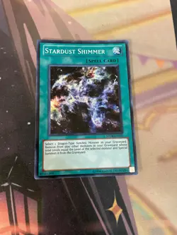 YUGIOH - STARDUST SHIMMER - SUPER RARE - STOR - UNLIMITED - LP - Image 1