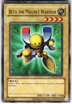 Beta The Magnet Warrior RP02-EN090 Yugioh TCG Rare NM - Image 1