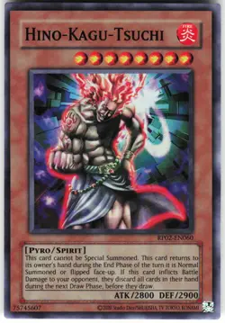 Hino-Kagu-Tsuchi RP02-EN060 Yugioh TCG Super Rare NM - Image 1