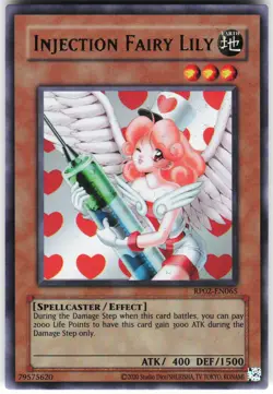 Injection Fairy Lily RP02-EN065 Yugioh TCG Ultra Rare LP - Image 1