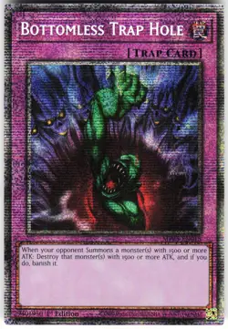 Bottomless Trap Hole MP25-EN018 Yugioh TCG Starlight Rare NM - Image 1
