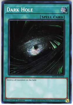 Dark Hole MP25-EN130 Yugioh TCG Prismatic Secret Rare NM - Image 1