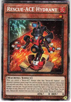 Rescue-ACE Hydrant MP25-EN046 Yugioh TCG Starlight Rare NM - Image 1