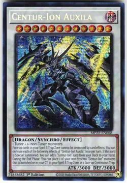 Centur-Ion Auxila MP25-EN068 Yugioh TCG Prismatic Secret Rare NM - Image 1