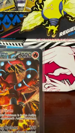 Volcanion EX (182/159 Journey Together) Special Illustration Pokemon Card- LP/NM - Image 3