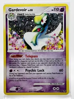 Gardevoir Cosmos Holo Bleed Swirl 7/132 Secret Wonders Pokemon Card 2007 LP/MP - Image 1