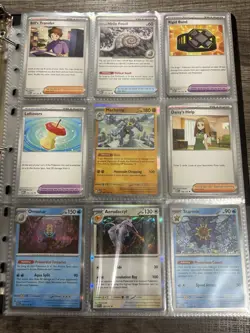 Pokemon English 151 Master Set Help Binder With 90 NM Cards See Pics OBO - Image 2