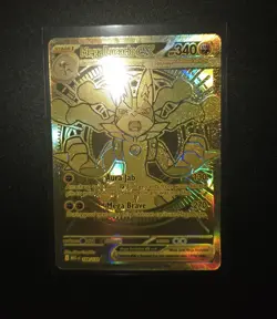 Mega Lucario EX 188/132 Hyper Rare Mega Evolutions NM Pack Fresh Gold Card - Image 2