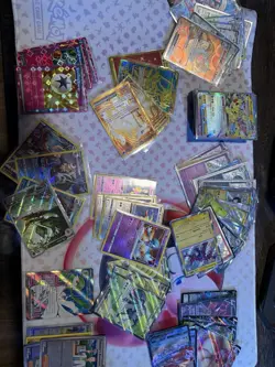 POKEMON CARD LOT EXs/ ULTRA RARS, SHINIES, GOLD CARDS, FULL ARTS, OVER 100 Cards - Image 1
