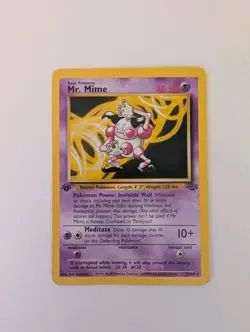 Mr. Mime 22/64 - 1st Edition - Jungle Non Holo Rare Pokemon Card - Image 1