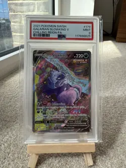 Galarian Slowking V 179/198 Chilling Reign PSA 9 Pokemon TCG Card Game - Image 1