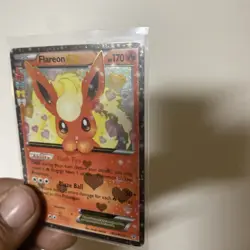 Pokemon TCG Flareon EX Ultra Rare Holo Full Art Card RC28/RC32 - Image 3